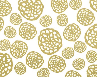 Wandtattoo Blumen, Blumen Aufkleber, Wanddekoration, Wandtattoo Kinderzimmer, Blumen Aufkleber, gold Aufkleber