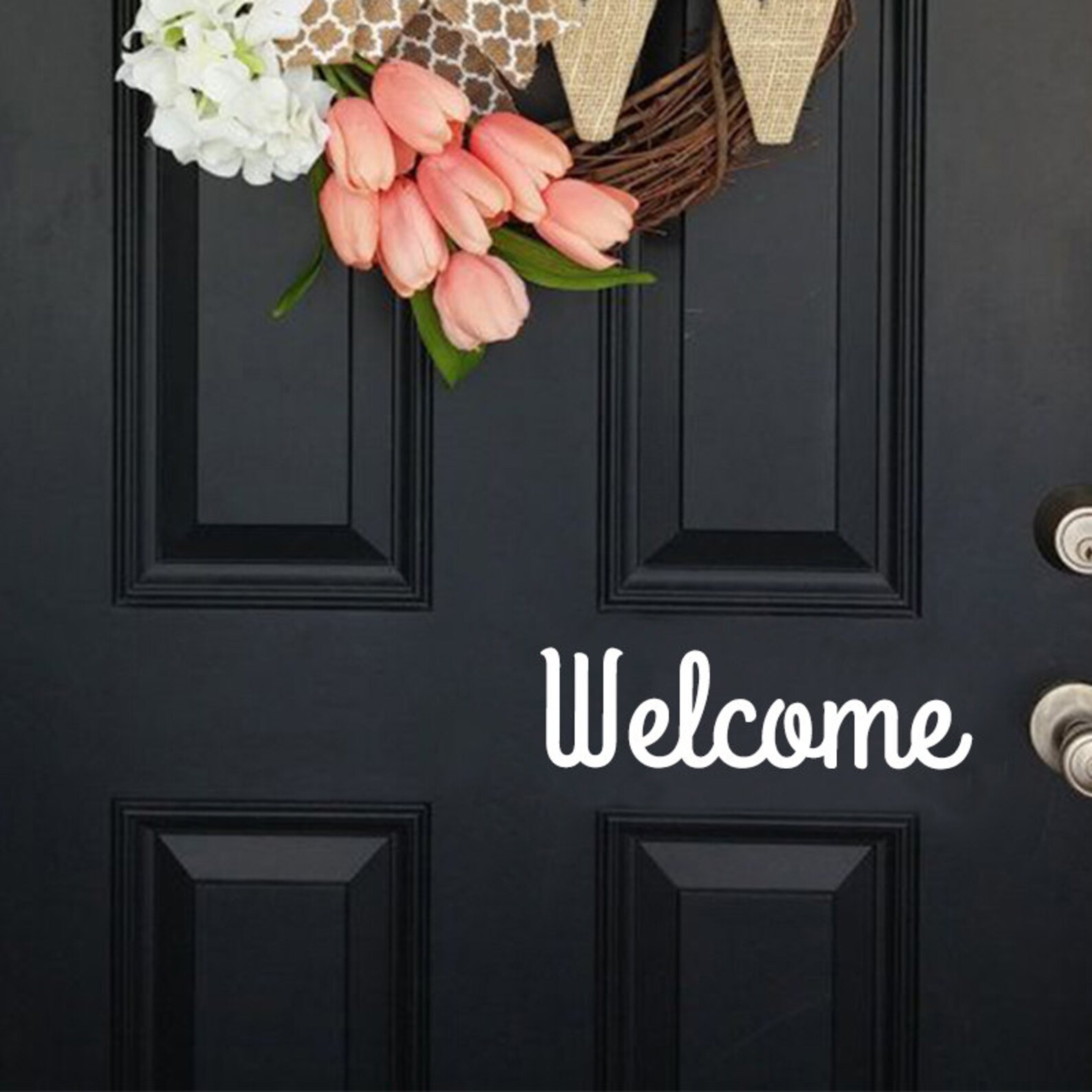 Door Decal, Welcome Decal, Front Door Decal, Welcome Door Decal, Door ...