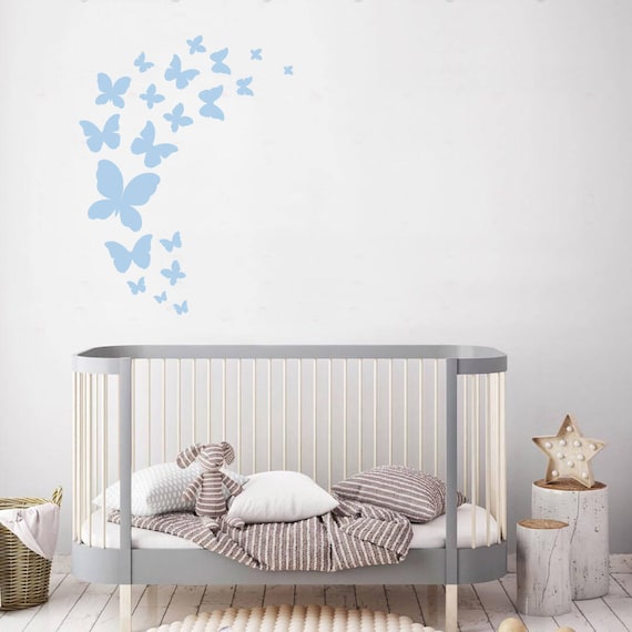 children/'s room decal window decal door decal nursery decal butterflies stickers butterfly decal wall decal Butterflies wall decal