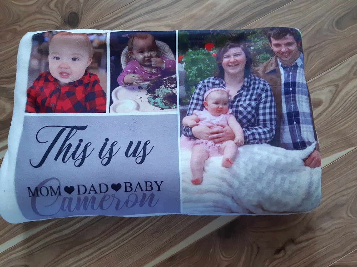 Mothers Day Photo blanket is the perfect gift for grandma