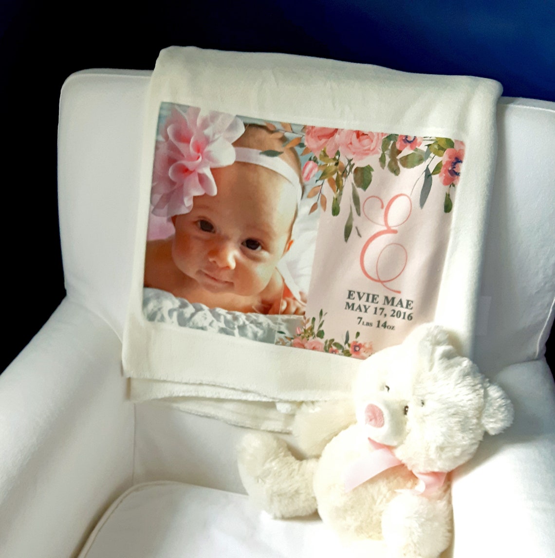 Mothers Day Photo blanket is the perfect gift for grandma