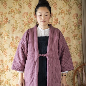 Hanten Jacket - Sashiko/pink