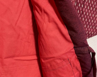 Hanten Jacket-arrow Pattern Kasuri/maroon/blue/mustard - Etsy Hanten Jacket-arrow Pattern Kasuri/maroon/blue/mustard - Etsy