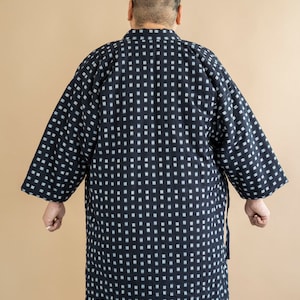 Long Hanten Jacket Black square dots. zdjęcie 5