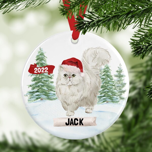 Persian Cat Ornament Etsy