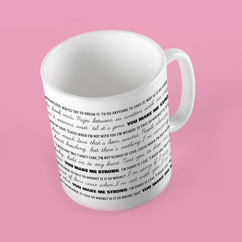 Coffee Mug No Control Lyrics Coffee Mug, Stained Coffee Cup Just a Fingerprint of Lipstick's Not Enough, Microwave and Dishwasher Safe Mug Coffee Mug No Control Lyrics Coffee Mug, Stained Coffee Cup Just a Fingerprint of Lipstick's Not Enough, Microwave and Dishwasher Safe Mug