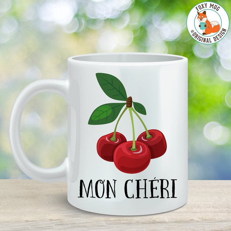 Mon Cheri De Les Végétaliens Végétariens Cherry Cadeau Ou Mug Grand Chéri Pour Une Tasse Café oWxBerdC
