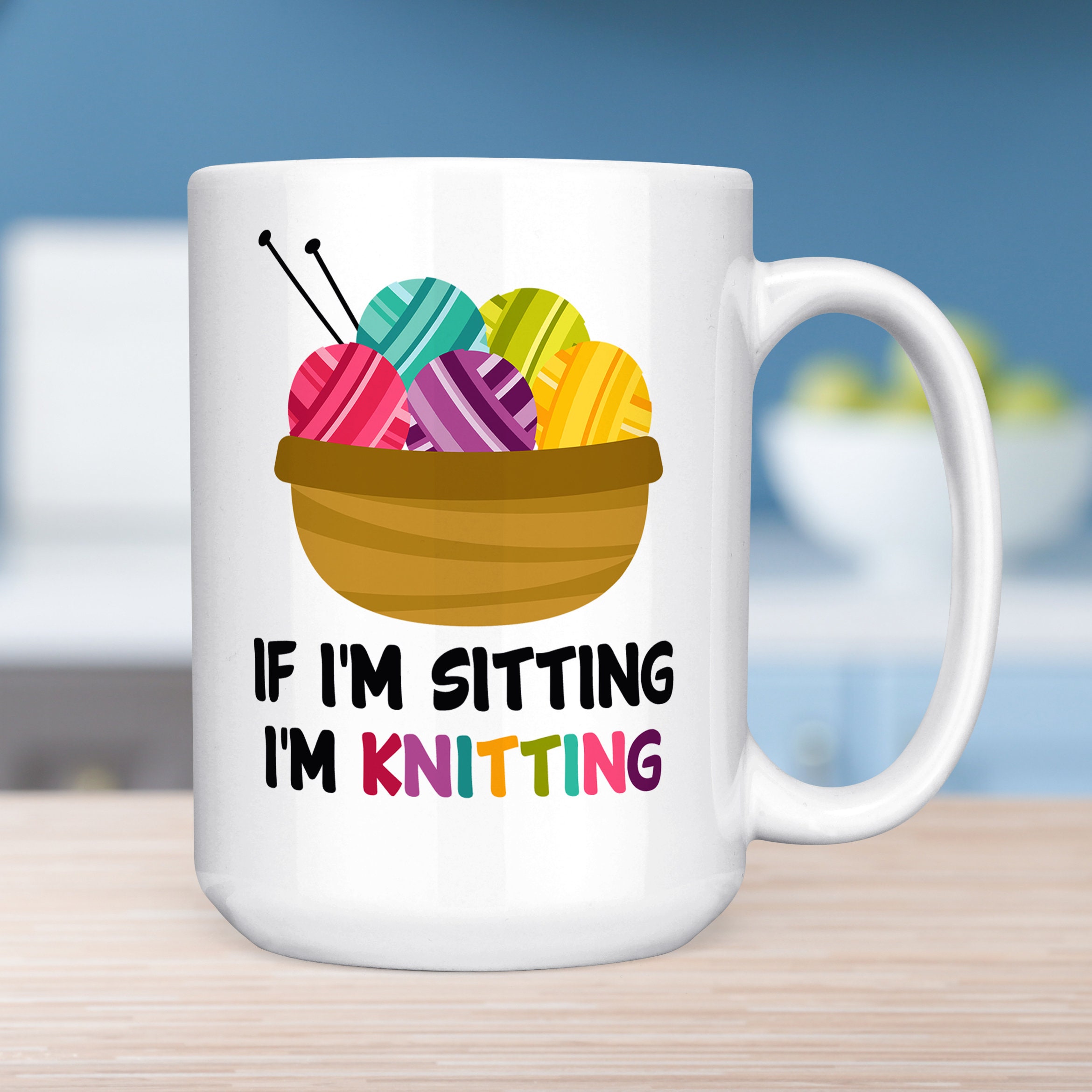 Burn Off The Crazy Custom Knitting Mug Knit Mug Crazy Mug Knitting Gifts Crazy Knitting Mug Coffee Knitting Mug Knitting Mug