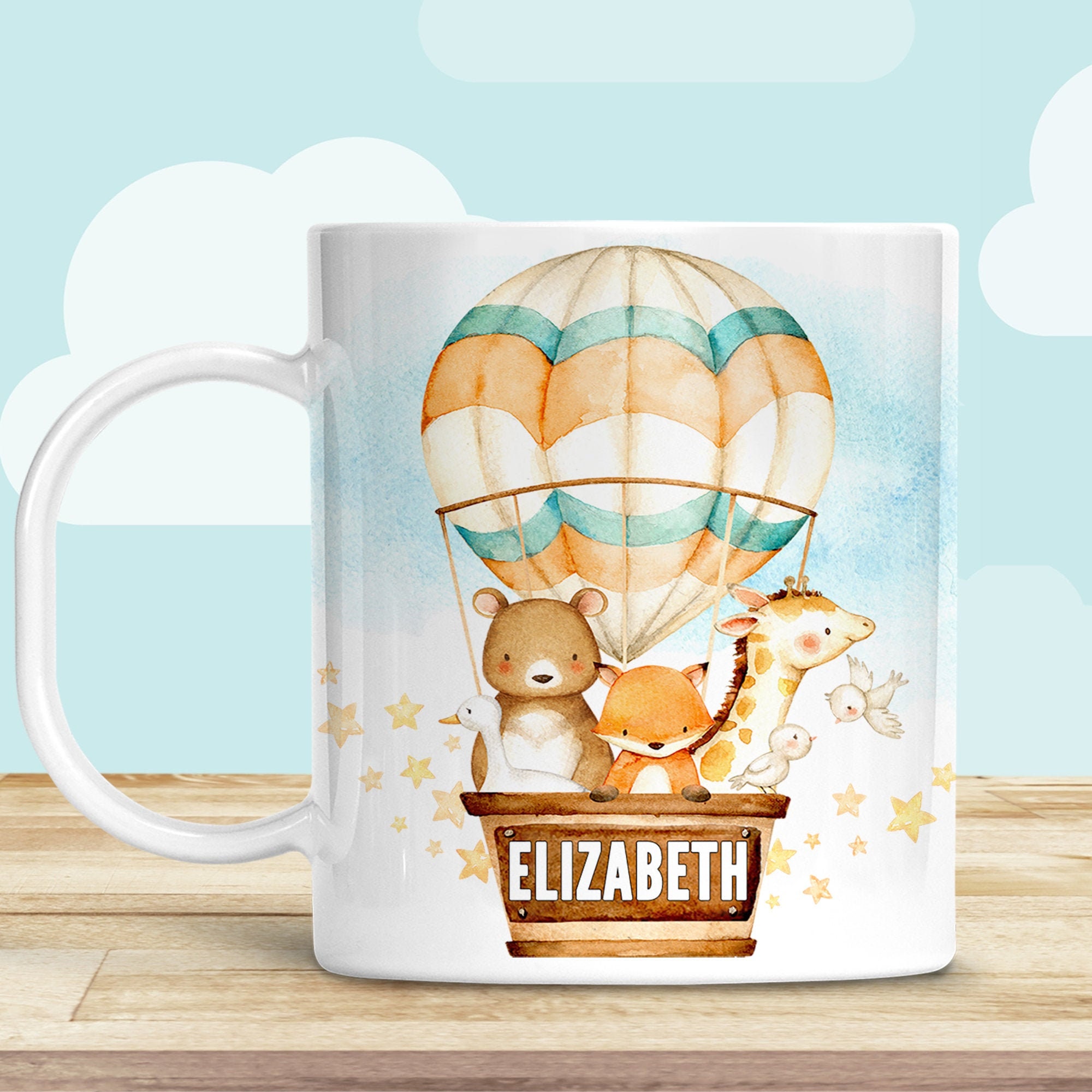 Kids Farm Animals Mug Customize Name Dishwasher Safe Unbreakable Cup BPA Free Kids Farm Animals Mug Customize Name Dishwasher Safe Unbreakable Cup BPA Free
