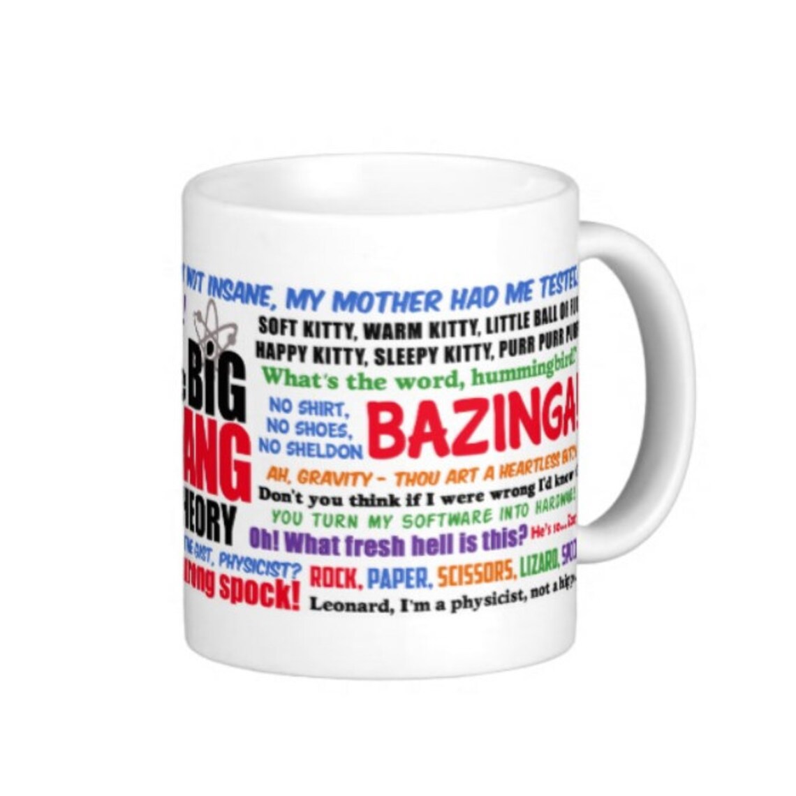 Coffee Mug Big Bang Theory Quotes Mug Etsy