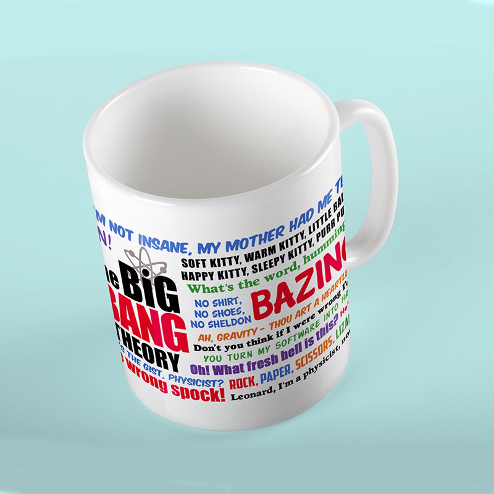 Coffee Mug Big Bang Theory Quotes Mug Etsy
