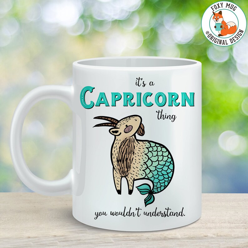 Coffee Mug Capricorn Astrological Sign Coffee Cup Great Etsy