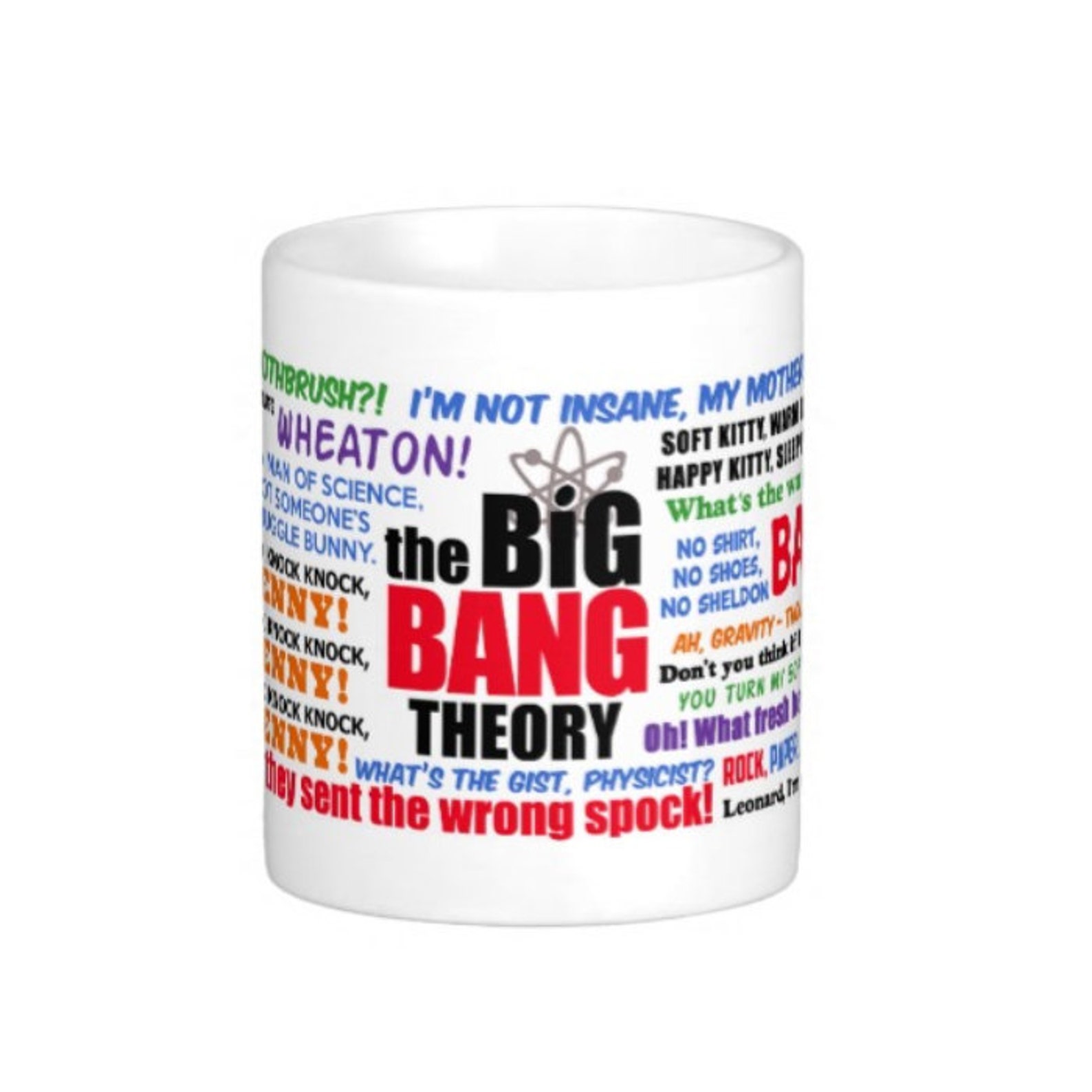 Coffee Mug Big Bang Theory Quotes Mug Etsy