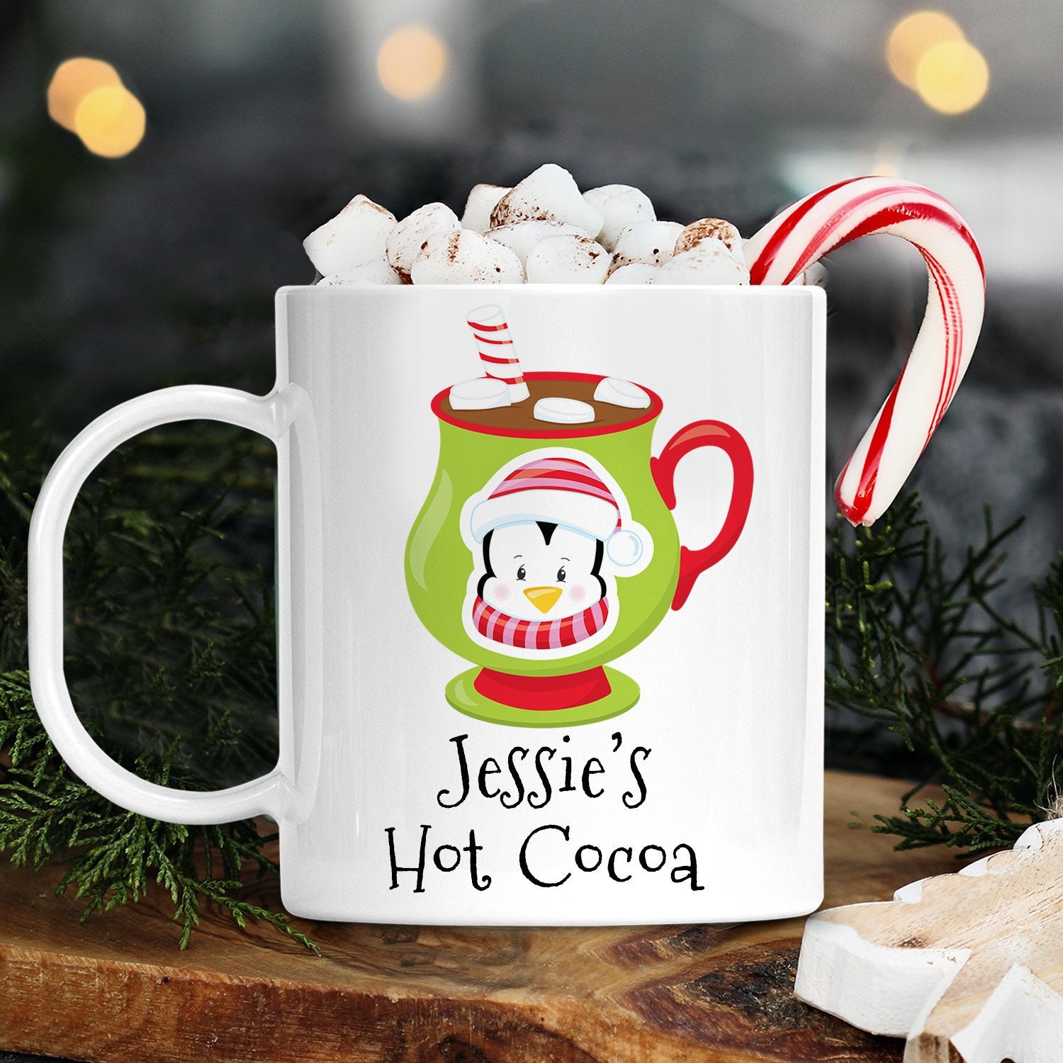 custom hot cocoa mugs