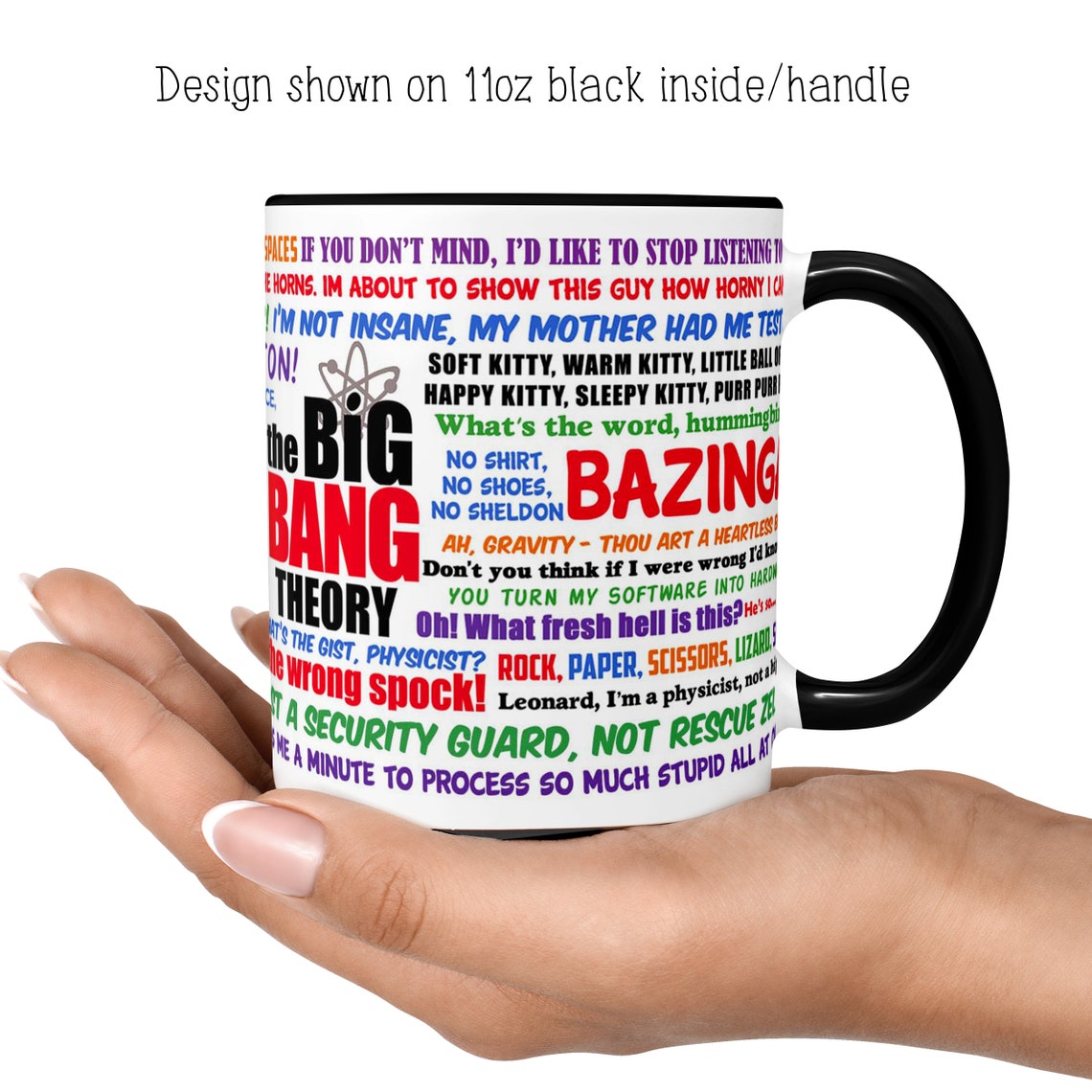 Big Bang Theory Coffee Mug Funny TV Show Quotes Mug Etsy