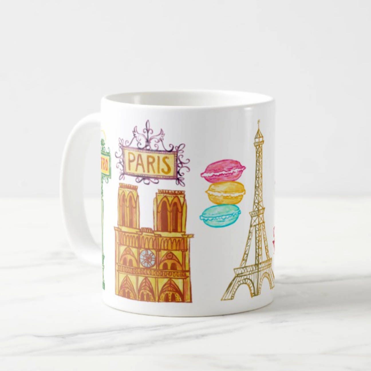 Coffee Mug Paris France Coffee Cup Paris Mug Notre Dame Etsy