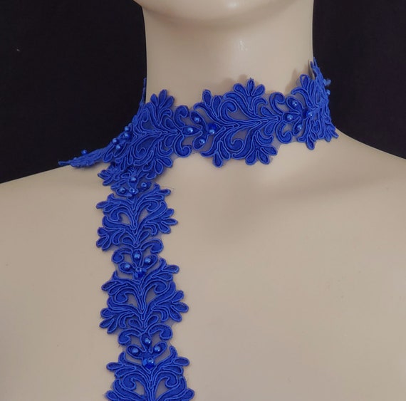 1 yard Green and Blue Mix Trim Applique for Bridal Dance Costumes trim Bridesmaid Sash Headband