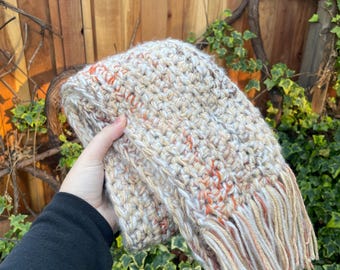 Crochet Blanket Scarf! | Crochet Scarf, Crochet Winter Accessories, Handmade Scarf, Hand-Crochet Scarf, Winter Scarf