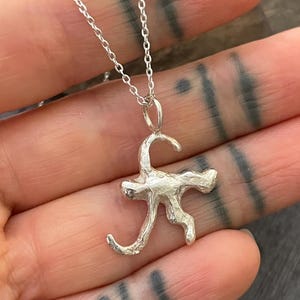 Monkey Gift Monkey Charms Monkey Necklace Animal Pendant Charm Necklace Monkey Charm Silver Necklace Mini Monkey Cute Charm Necklace