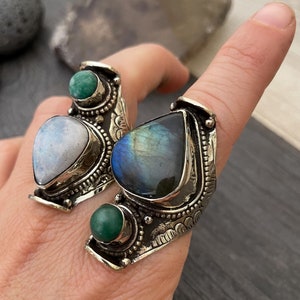 Jade Ring Green Jade Rings Gemstone Ring Jade Rings Jade Stone Ring Jade Ring Women Oval Jade Ring Chunky Rings Trendy Ring Cool Ring