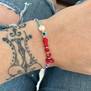 Pastel Bracelet Aesthetic Bracelet Pastel Aesthetic Pastel Bead Bracelet Everyday Bracelet Pearl Bracelet Minimalist Bracelet Indie Jewelry