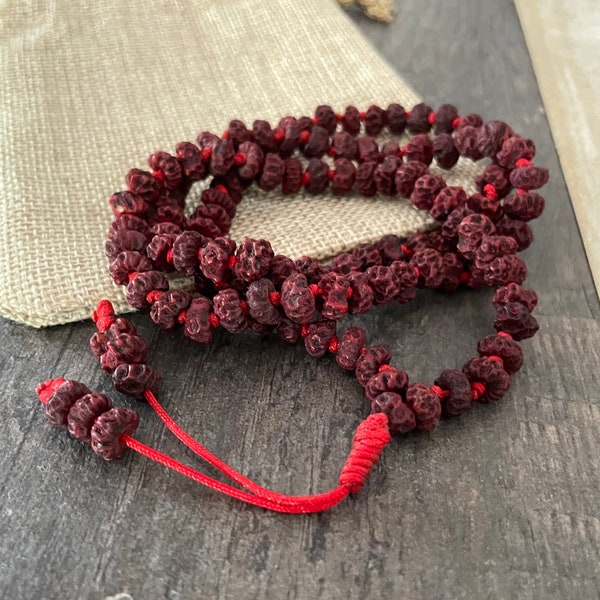 Mala Necklace Rudraksha Necklace Mala Beads 108 Mala Bracelet Meditation Necklace Rudraksha Mala Rudraksha Beads 108 Mala Beads 108 Mala