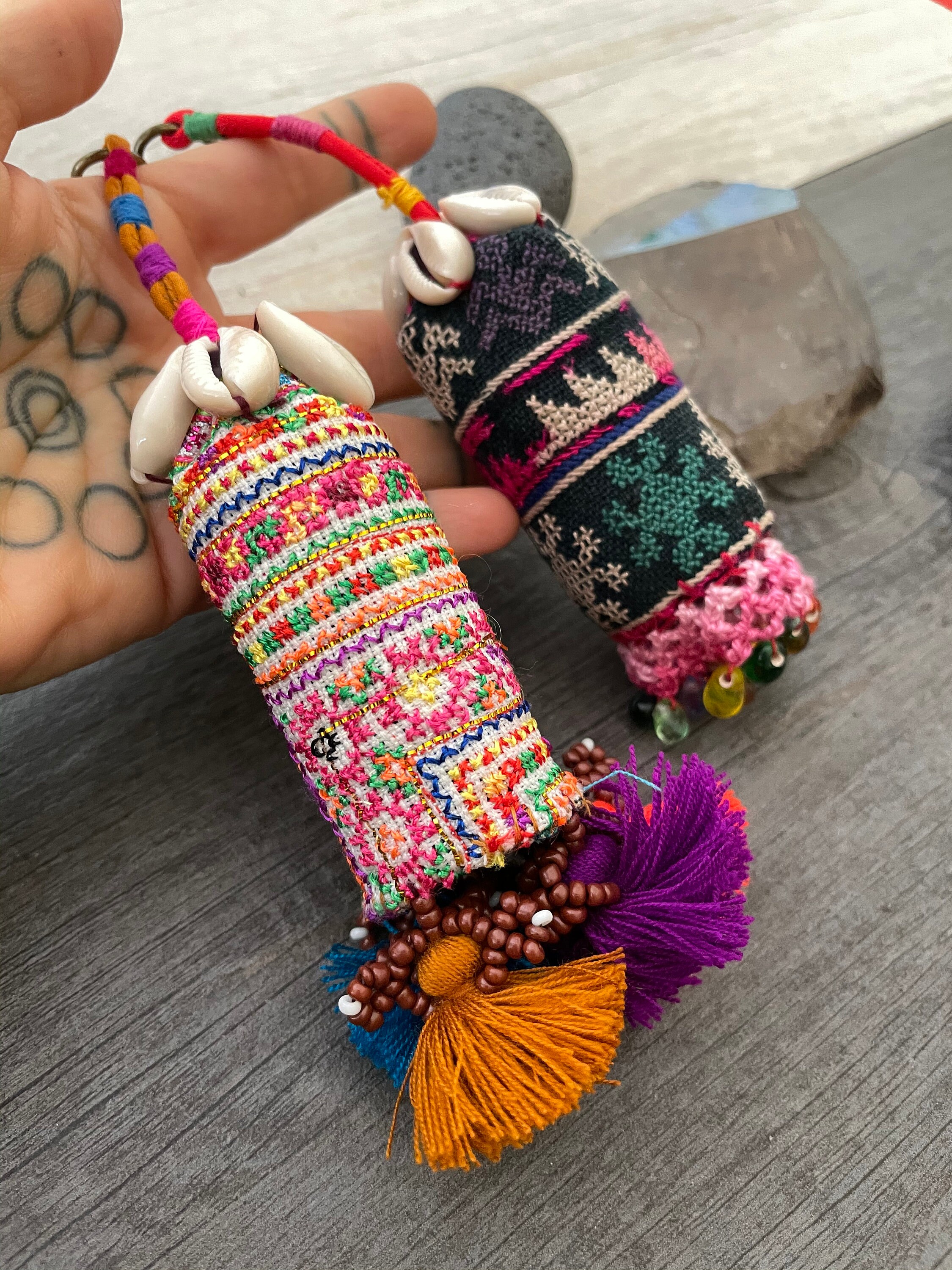 Fabric Keychain Key Chains for Women Key Chain for Women Pom Pom