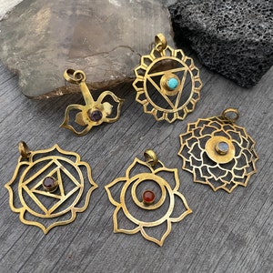 Helig geometri hänge Yantra hänge estetiskt halsband Sri Yantra halsband Rå mystisk halsband Yoga hänge andligt halsband