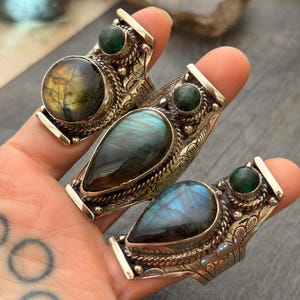 Jade Ring Green Jade Rings Gemstone Ring Jade Rings Jade Stone Ring Jade Ring Women Oval Jade Ring Chunky Rings Trendy Ring Cool Ring image 19