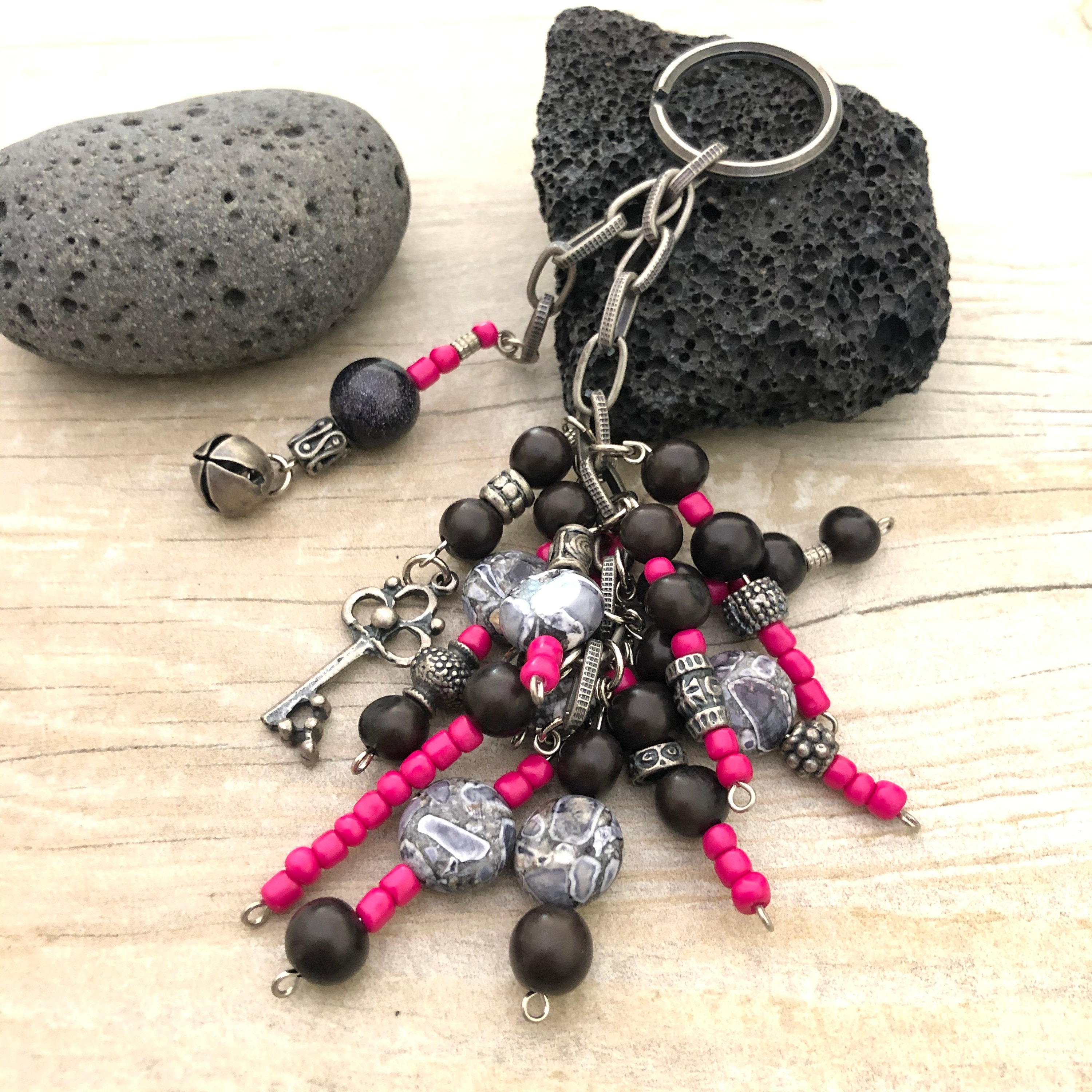 Dangle Keychain Girly Keychain Girly Accessories Fun Keychain Etsy