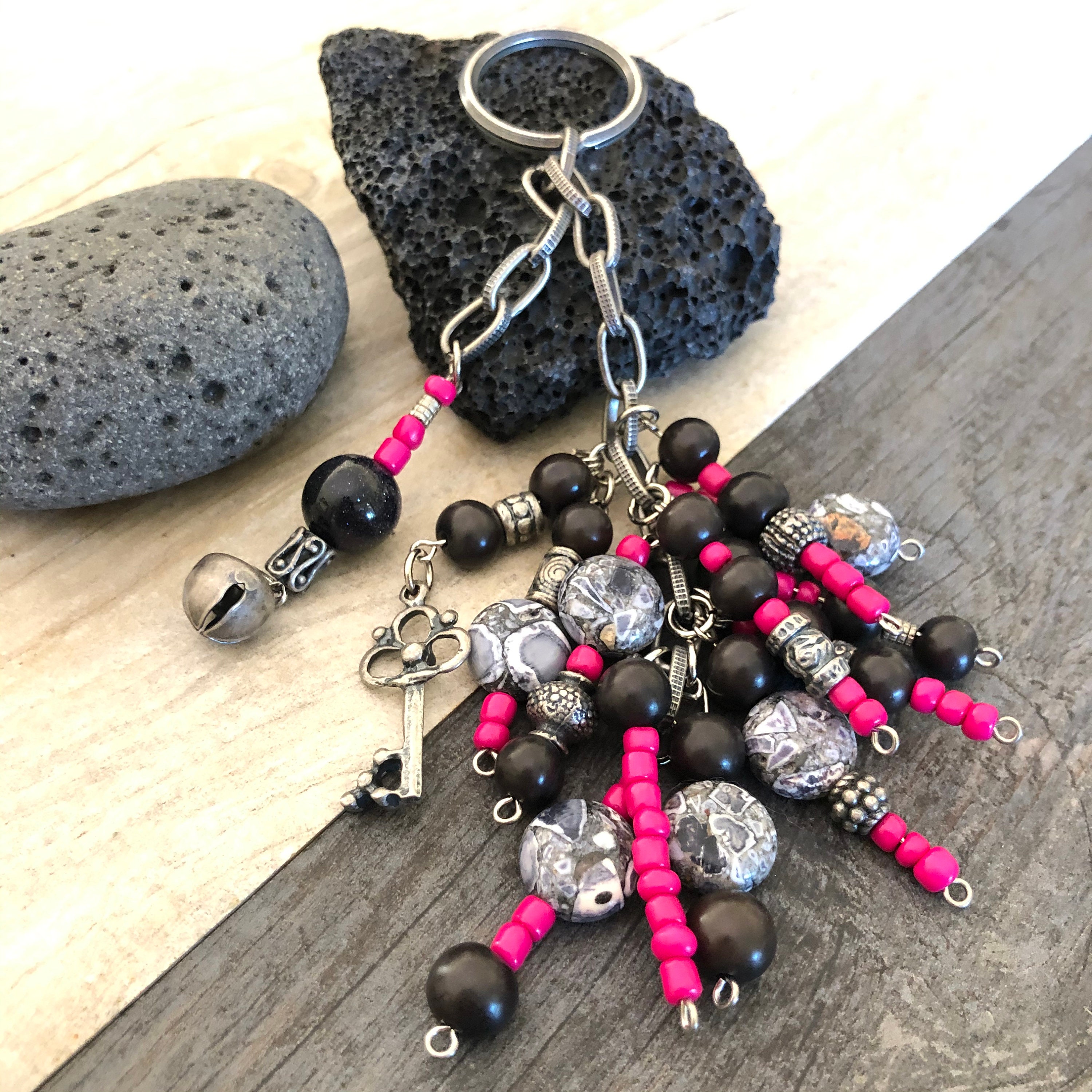 Dangle Keychain Girly Keychain Girly Accessories Fun Keychain Etsy