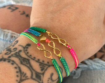 Infinity Bracelet Thread Bracelet Kandi Bracelet Matching