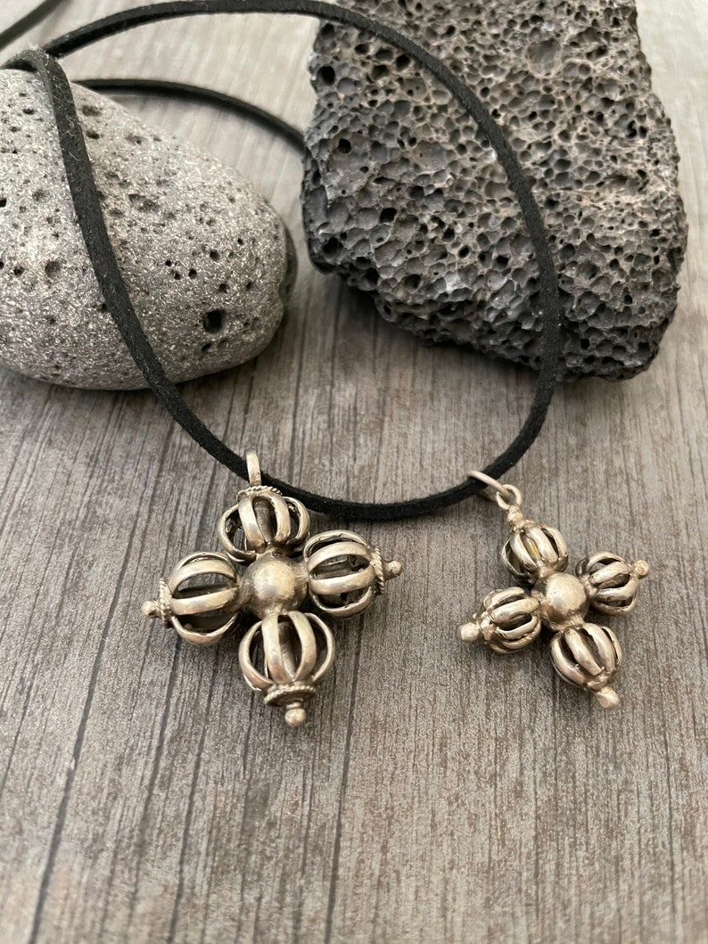 Tibet Pendant Buddhist Jewelry Pray Charm Buddhist Charm Buddhist Necklace Yoga Pendant Good Luck Pendant Yoga Teacher Gift Cool Pendant