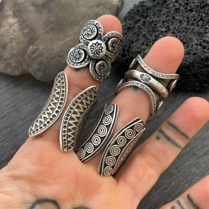 Chunky Silver Ring Abstract Ring Everyday Ring Statement Ring Boho Ring Chunky Ring Aesthetic Rings Trendy Rings Cool Ring Unusual Ring