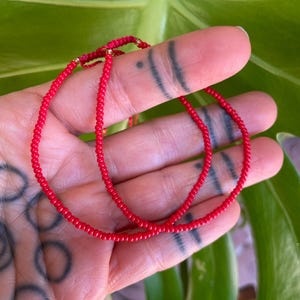 Lucky Red Bracelet Good Luck Bracelet Red String Bracelet Protective Bracelet Red Cord Bracelet Lucky Bracelet Red String of Fate image 4