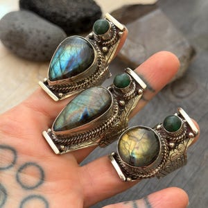Jade Ring Green Jade Rings Gemstone Ring Jade Rings Jade Stone Ring Jade Ring Women Oval Jade Ring Chunky Rings Trendy Ring Cool Ring image 18