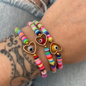 Kandi Bracelet Rubber Bracelet Kawaii Kandi Kandi Bracelets Aesthetic Bracelet 90s Bracelet Y2k Jewlery Multicolor Bracelet Trendy Bracelets