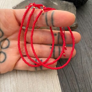Lucky Red Bracelet Good Luck Bracelet Red String Bracelet Protective Bracelet Red Cord Bracelet Lucky Bracelet Red String of Fate image 6