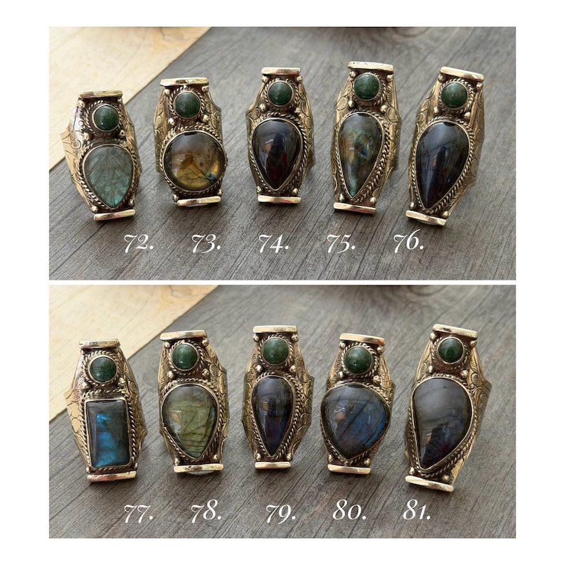 Jade Ring Green Jade Rings Gemstone Ring Jade Rings Jade Stone Ring Jade Ring Women Oval Jade Ring Chunky Rings Trendy Ring Cool Ring image 10