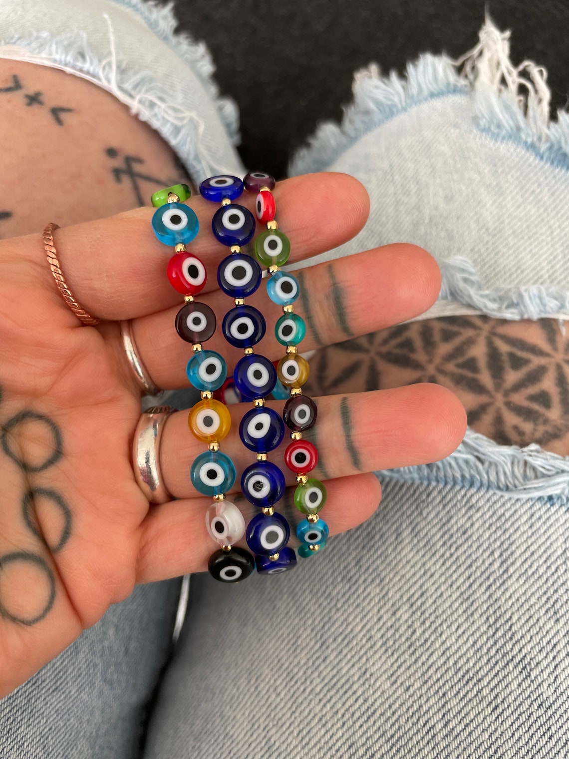 Kabbalah evil eye bracelet Clearance