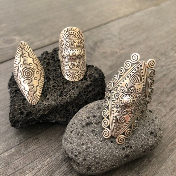 Mens 2024 bulky rings