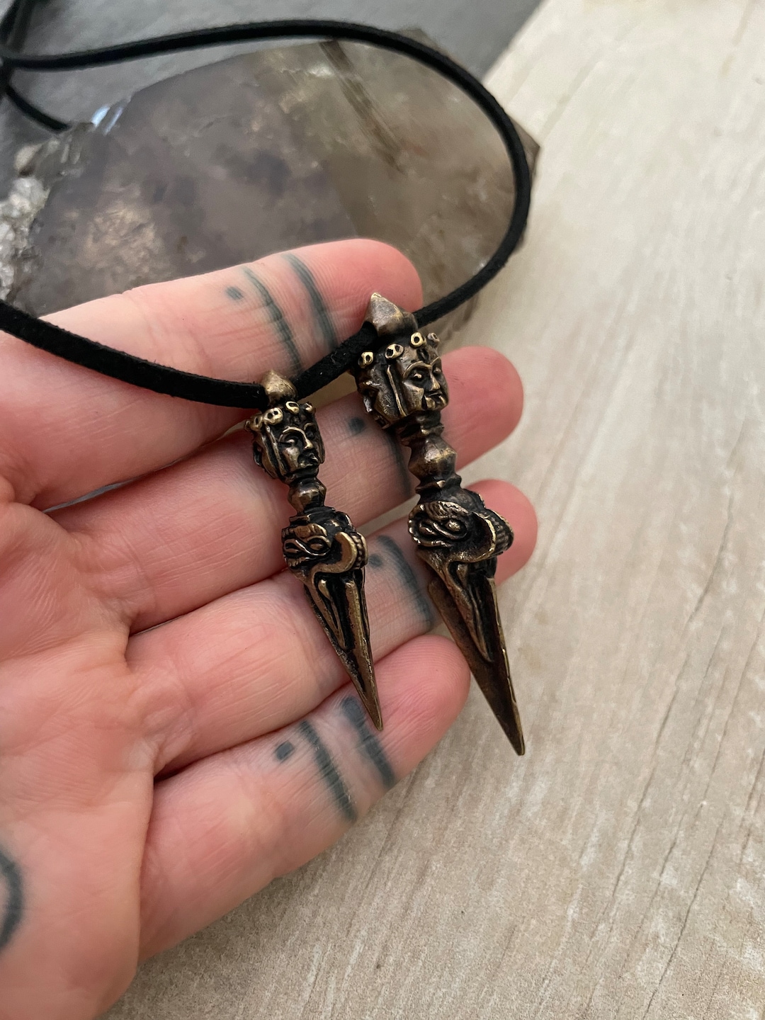 Dagger Necklace Dagger Pendant Dagger Charm Goth Necklace Witchy