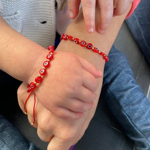 Mother Daughter Bracelet Matching Bracelets Mother Daughter Gift Mommy and Me Bracelet Good Luck Bracelet Evil Eye Bracelet Nazar Bracelet