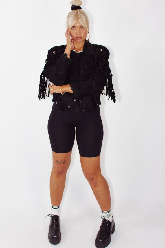 Vintage Fringed Suede Leather Jacket || Fringe Jac
