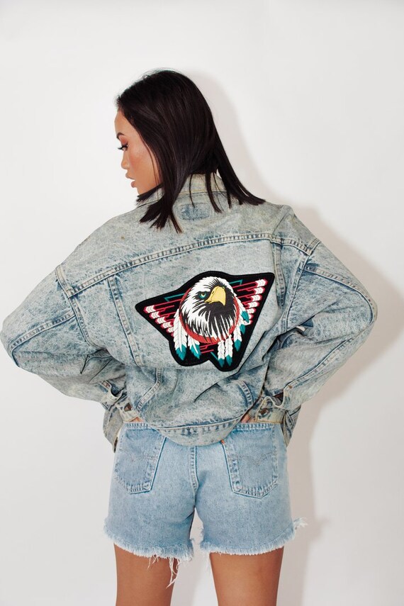 Vintage Levi's Denim Jacket || Vintage Patchwork D