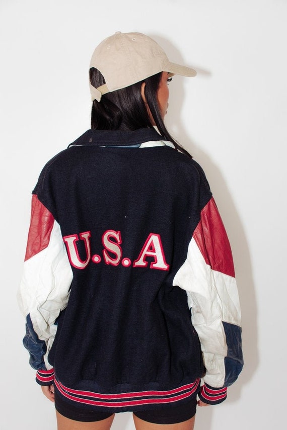 Vintage Varsity Bomber Jacket || Vintage Letterman