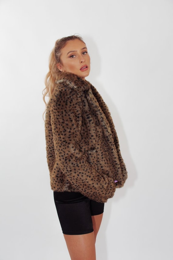 Vintage Faux Fur Coat || Vintage Faux Fur Jacket |