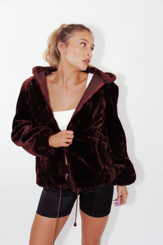 Vintage Faux Fur Coat || Vintage Faux Fur Jacket |