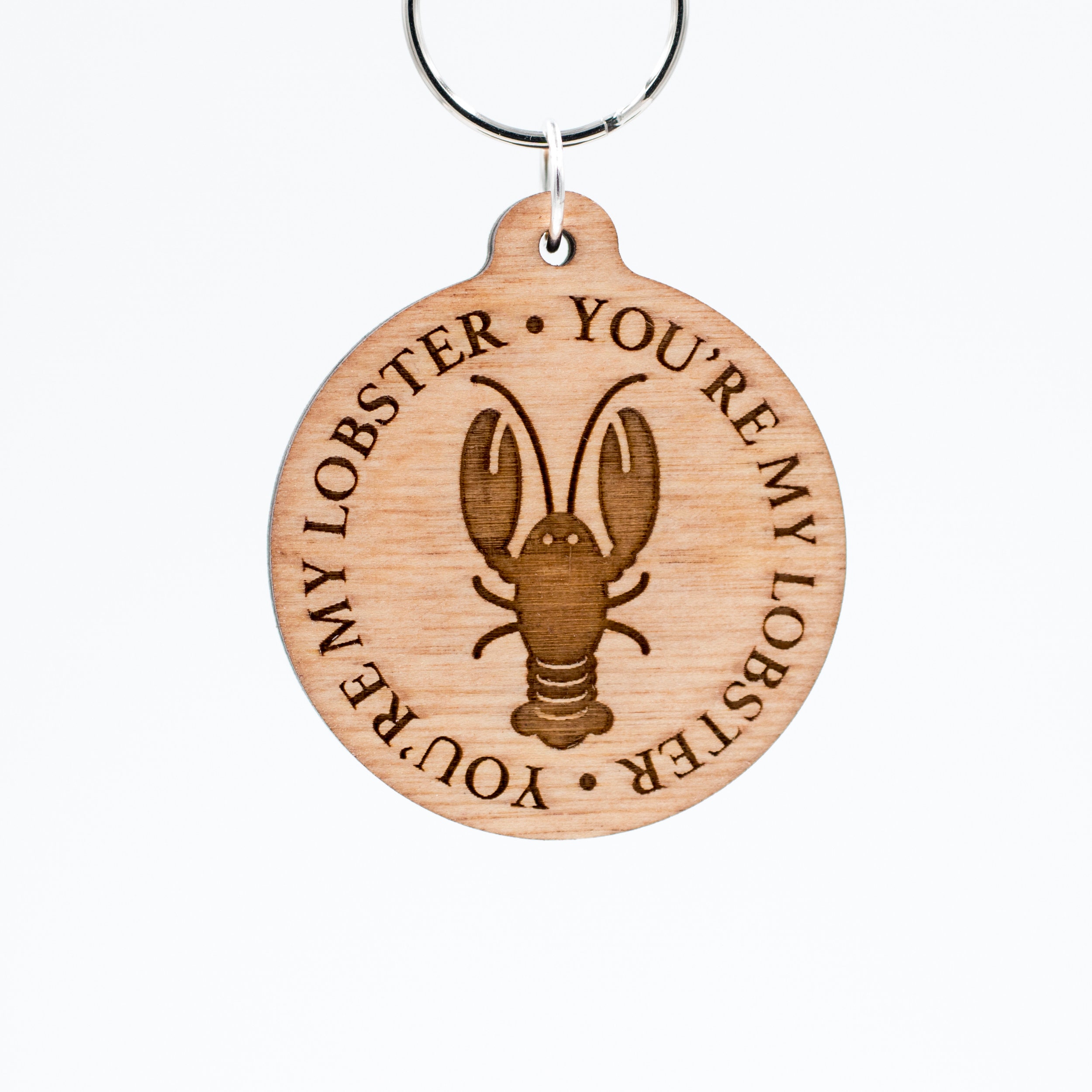 You're My Lobster Wood Keychain Friends Quote Rachel & Etsy UK