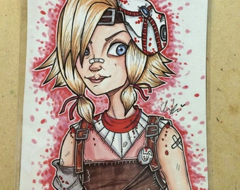 Тин рисунок. Borderlands Tina. Borderlands 2 tiny Tina Art.